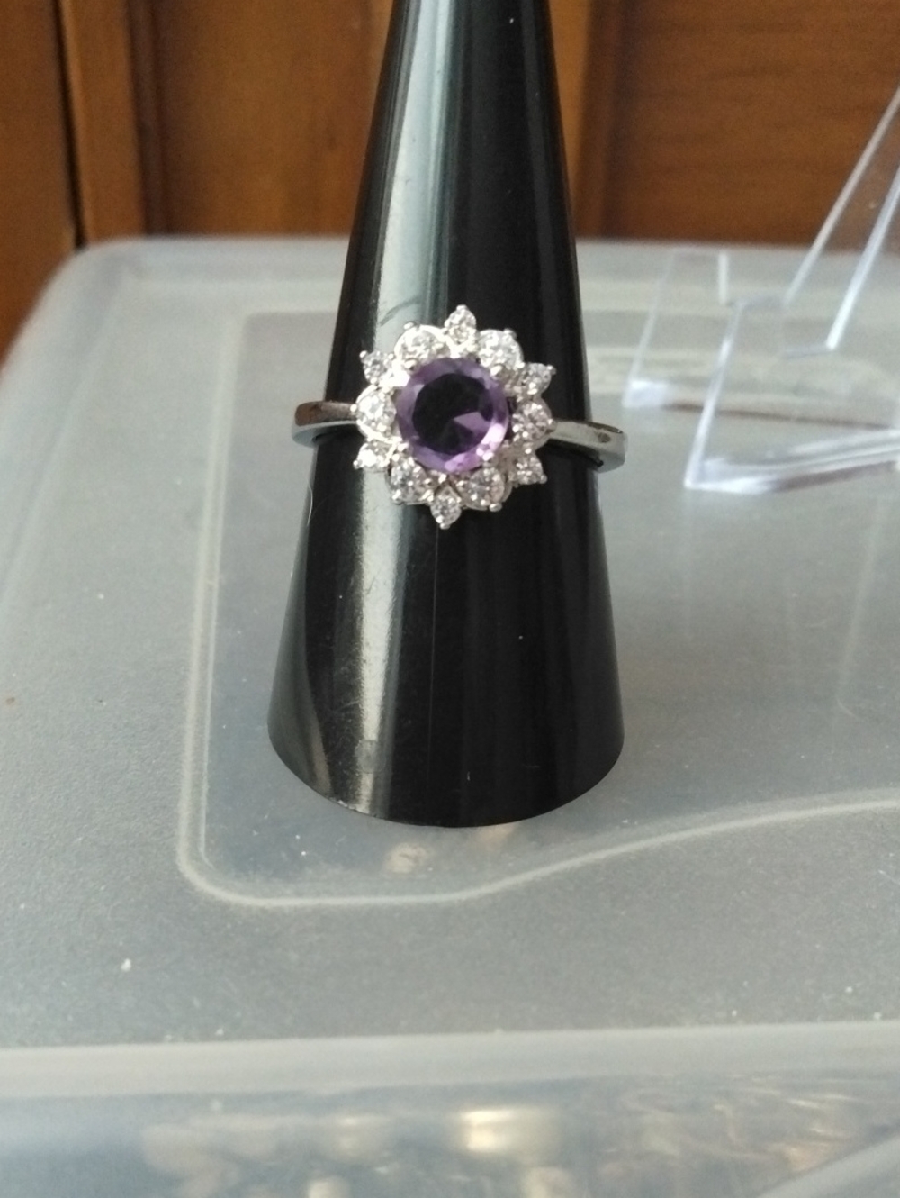 Amethyst And Silver Ring